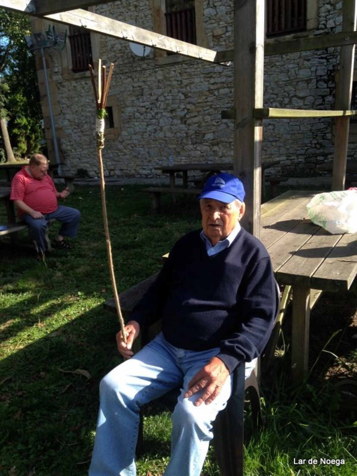 pañando higos en Lar de Noega