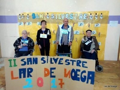 Lar de Noega despide el año con la II San Silvestre