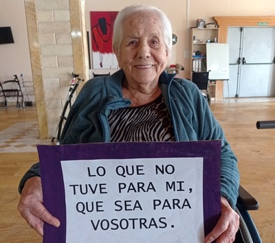 Celebramos el 8M con nuestras residentes y trabajadoras