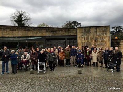 Lar de Noega visita el Belén del Botánico
